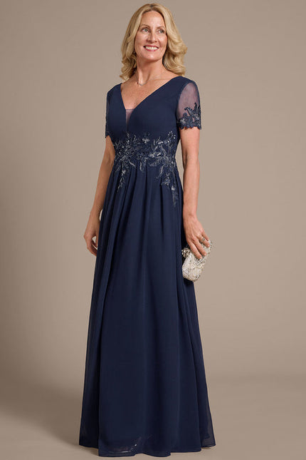 Robe Chic Marine Appliquée - gallery 4
