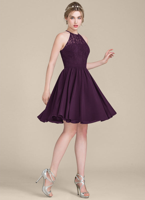 Robe Chic Chiffon Éclatante - gallery 1