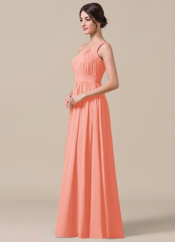 Robe Chic Asymétrique Beige - gallery 5