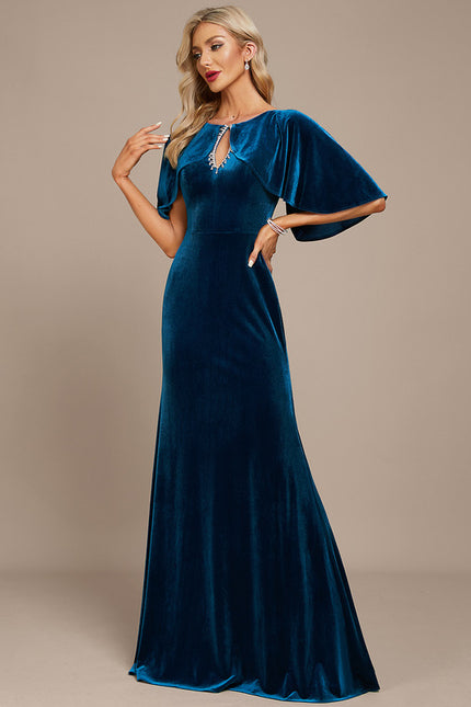 Robe Chic Bleu Canard Élégante