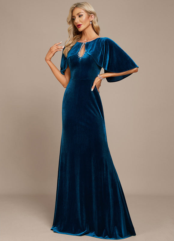 Robe Chic Bleu Canard Élégante