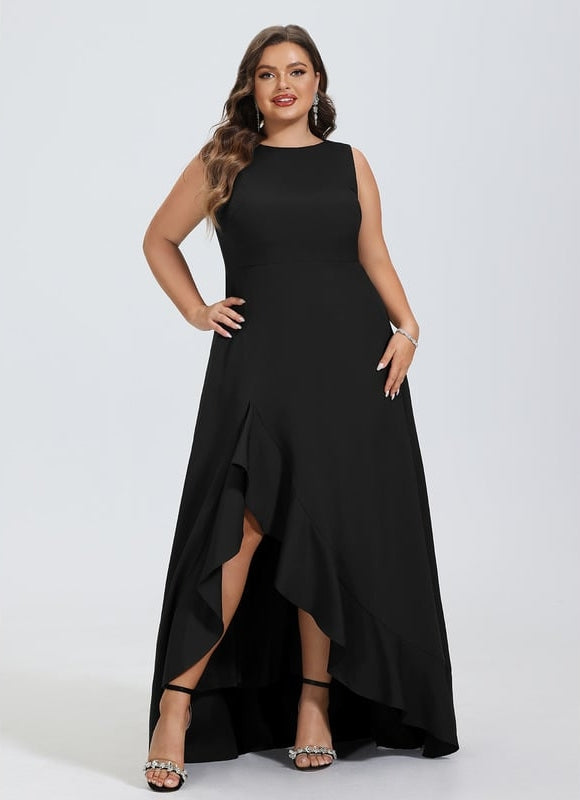Robe Chic Noire À Volants - gallery 4