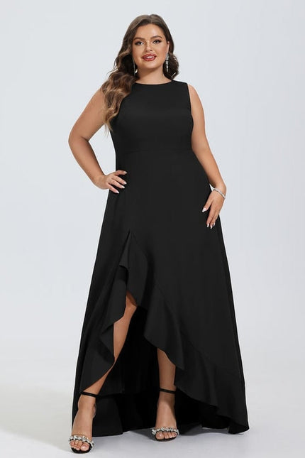 Robe Chic Noire À Volants - gallery 4