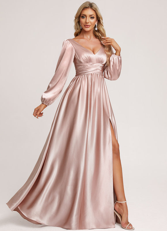 Robe Portefeuille Longue Chic - gallery 4