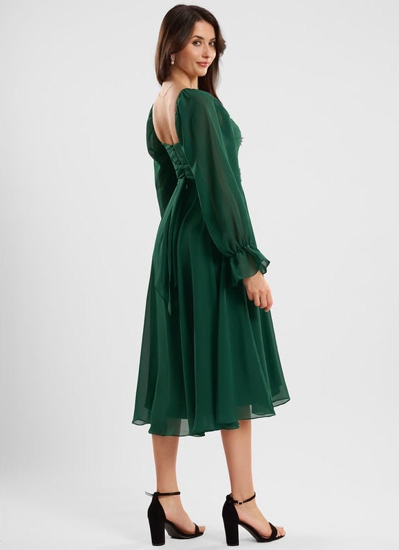 Robe Chic Fluide À Nouer - gallery 4