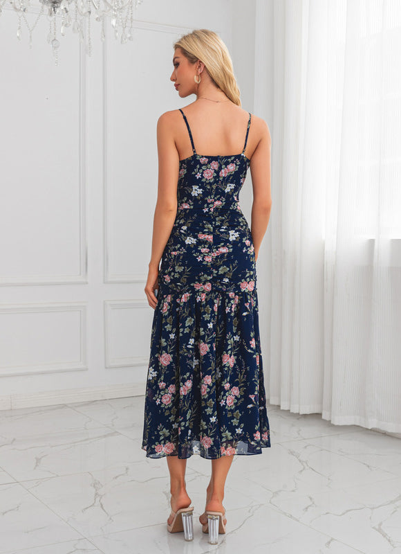 Robe Chic Florale Midi - gallery 1