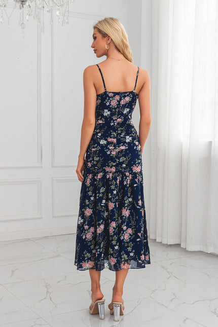 Robe Chic Florale Midi - gallery 1