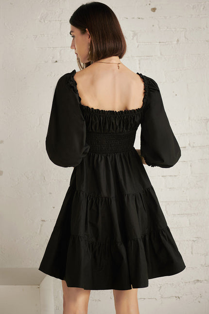 Robe Patineuse Chic Noire - gallery 2