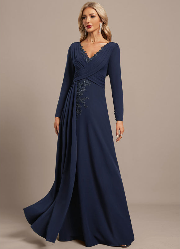 Robe Chic Marine Plissée