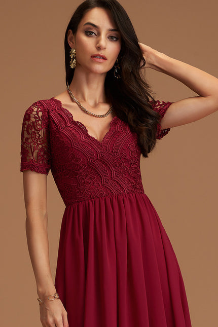 Robe Chic Ailée Pêche - gallery 4