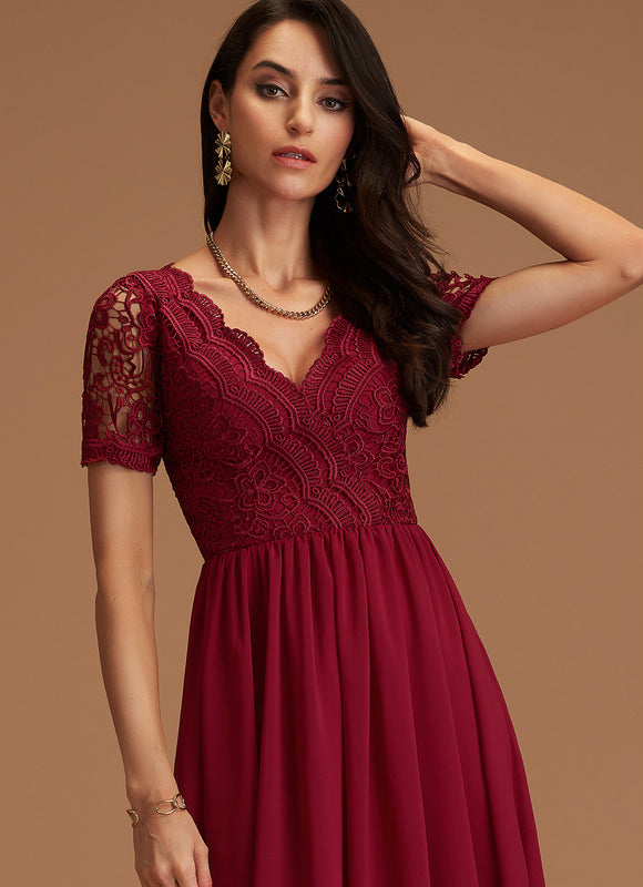 Robe Chic Ailée Pêche - gallery 4