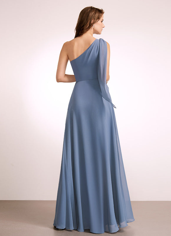 Robe Chic Asymétrique Rose - gallery 1