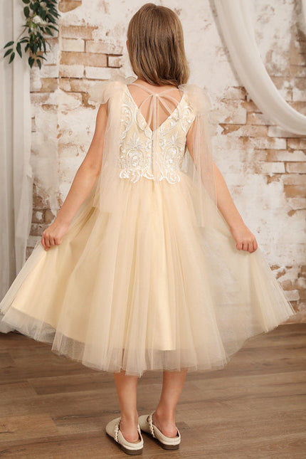 Robe Chic Tulle Beige - gallery 2