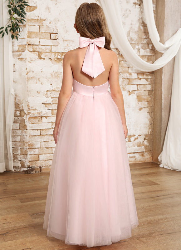 Robe Chic Fille Tulle Rose - gallery 1