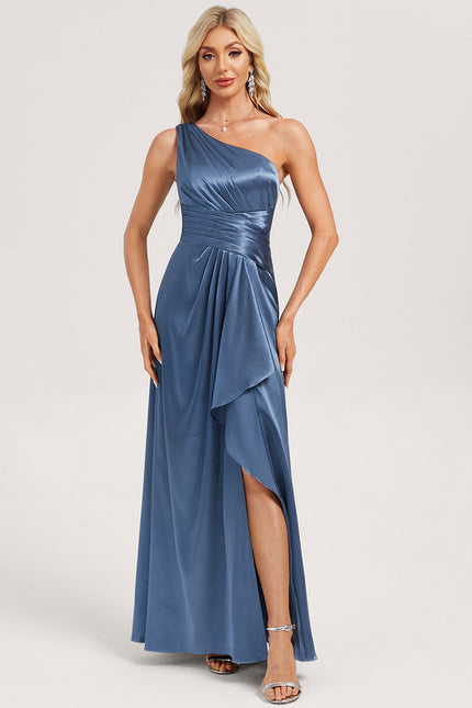 Robe Chic Satinée Éclipse Céleste