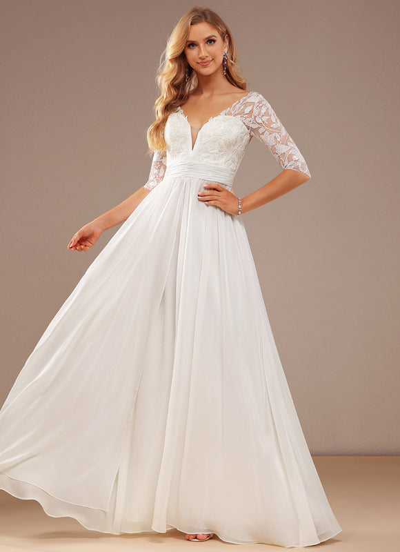 Robe Chic Vaporeuse Écrue - gallery 5
