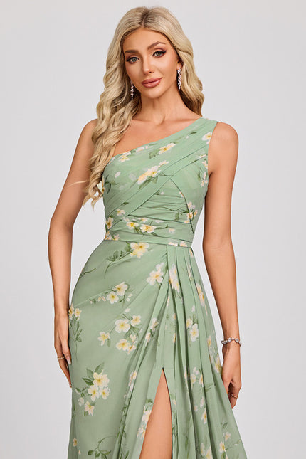 Robe Chic Asymétrique Beige - gallery 4