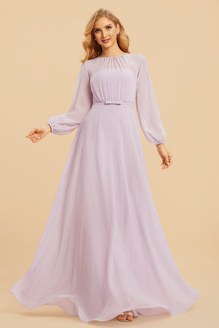 Robe Chic Lavande Flottante - gallery 1