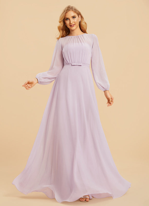 Robe Chic Lavande Flottante - gallery 1