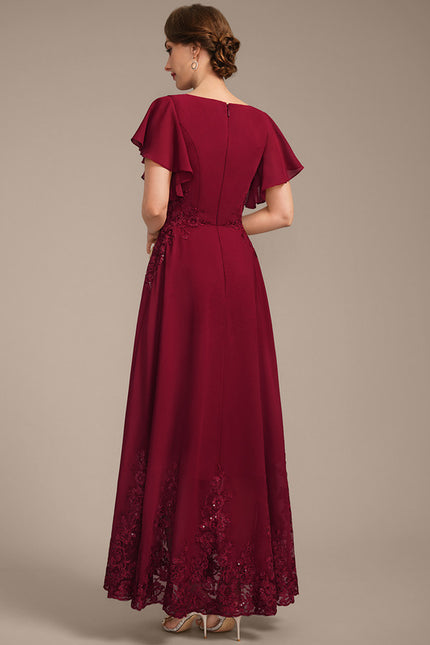Robe Chic Rouge Élégant - gallery 5