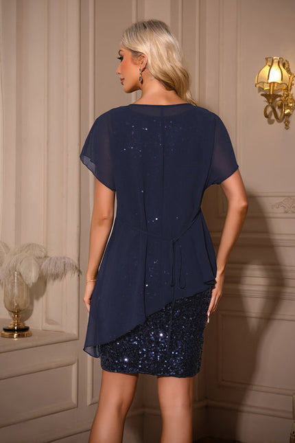 Robe Chic Scintillante Marine - gallery 2