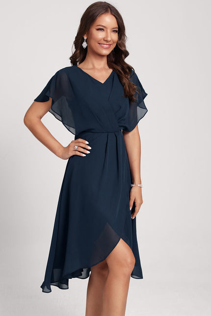 Robe Chic Asymétrique Vaporeuse - gallery 2