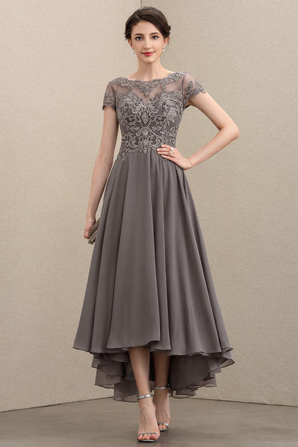 Robe Chic Illusion Grise - gallery 1