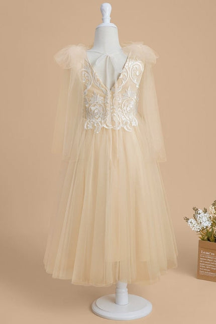 Robe Chic Tulle Beige - gallery 3