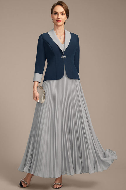 Robe Chic Plissée Sophistiquée - gallery 1