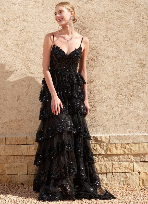 Robe Chic Étoilée Noir