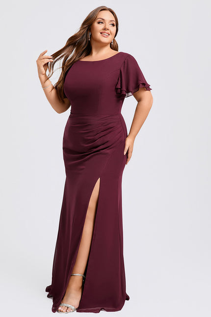 Robe Chic Flottante Bordeaux - gallery 5