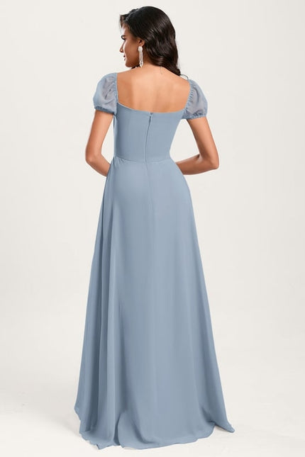 Robe Chic Longue Verte Raffinée - gallery 1