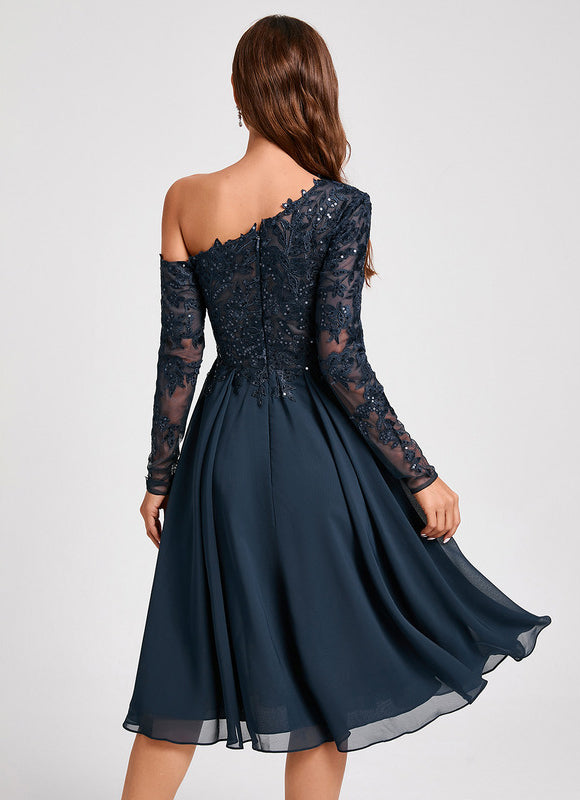 Robe Chic Chic Asymétrique Céleste - gallery 5