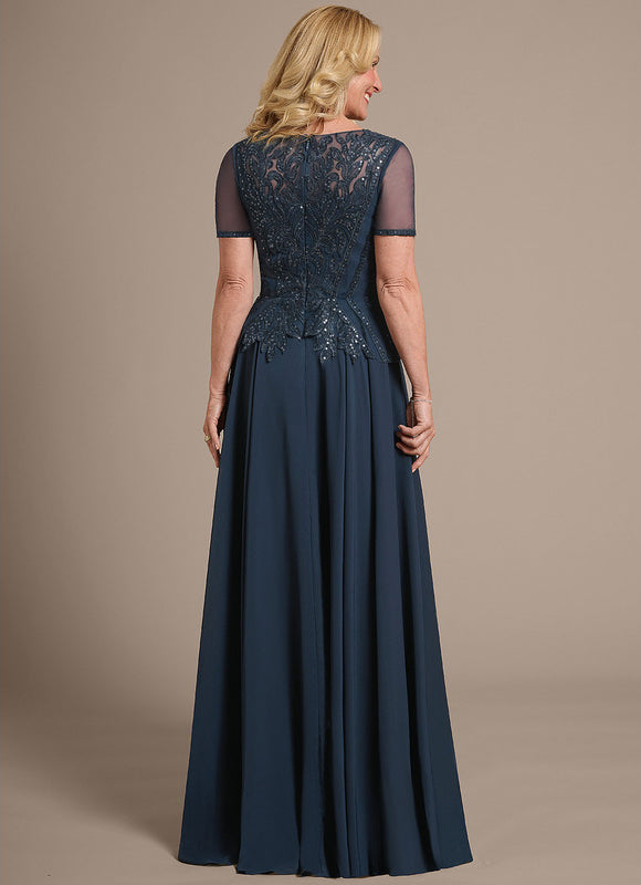 Robe Chic Longue Bleu Cobalt - gallery 6