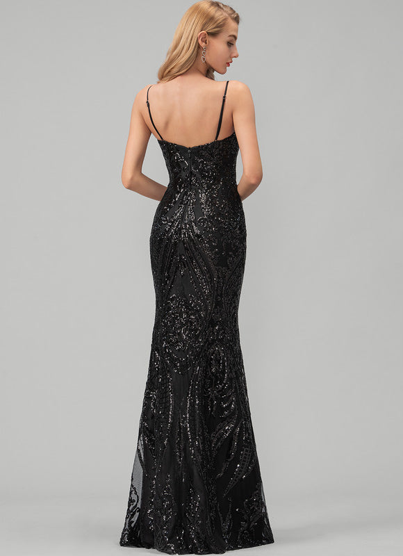 Robe Chic De Soirée Scintillante - gallery 1
