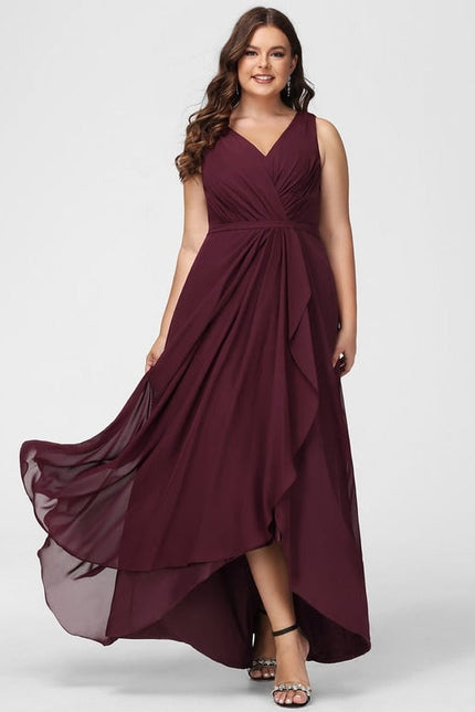 Robe Chic Mousseline Asymétrique - gallery 5