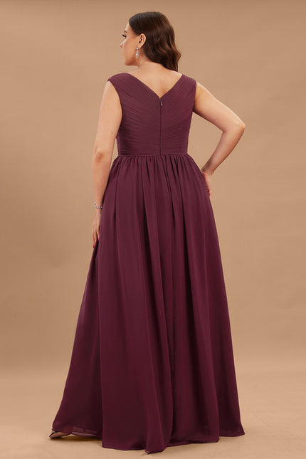 Robe Chic Violet Élégant - gallery 5