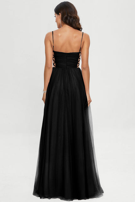 Robe Chic Tulle Ébène - gallery 1