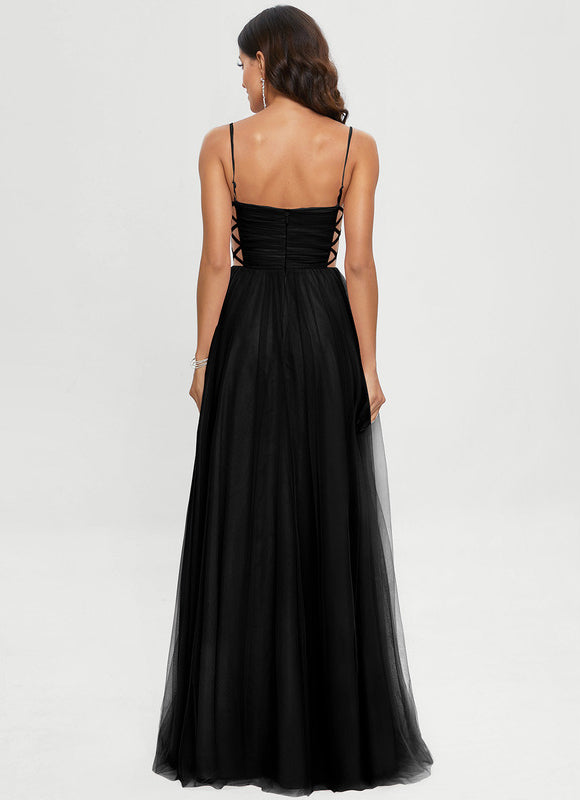 Robe Chic Tulle Ébène - gallery 1