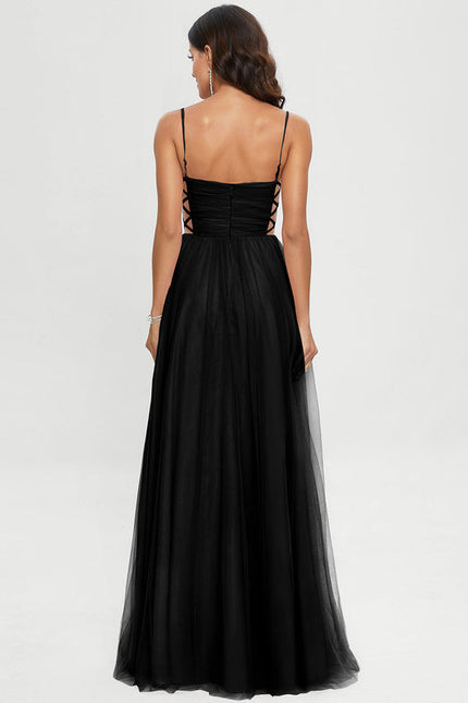 Robe Chic Tulle Ébène - gallery 1