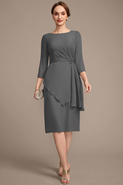 Robe Chic Bleu Élégant - gallery 1