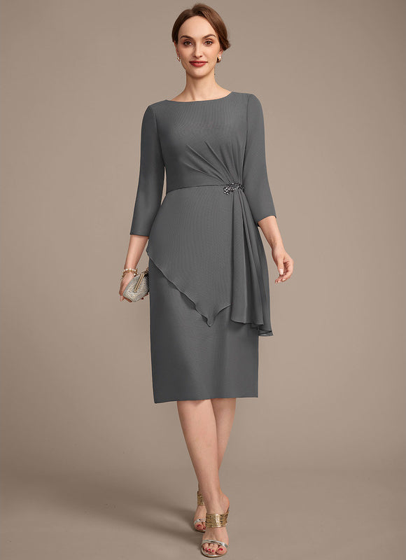 Robe Chic Bleu Élégant - gallery 1