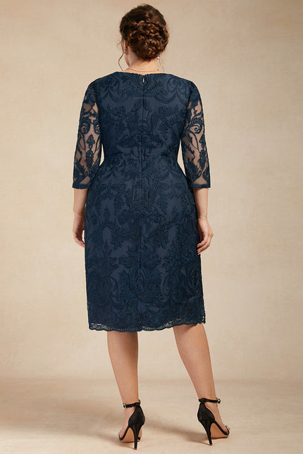 Robe Chic Cocktail Dentelle - gallery 9