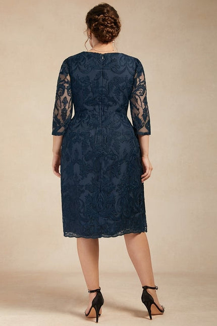 Robe Chic Écru Dentelle - gallery 9