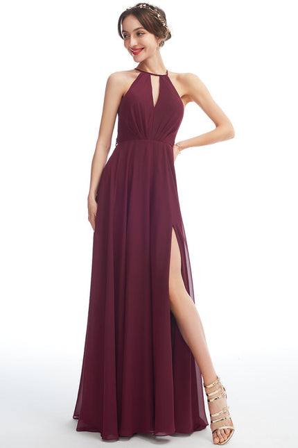 Robe Chic Bleu Drapé - gallery 3