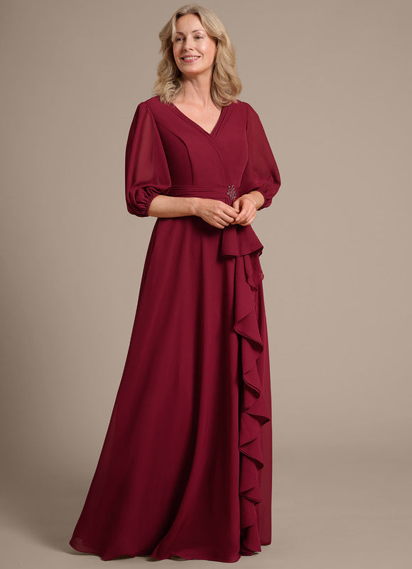 Robe Chic Mère Chic Bordeaux - gallery 5