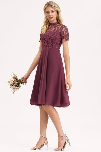 Robe Chic Chiffon Éclatante - gallery 1