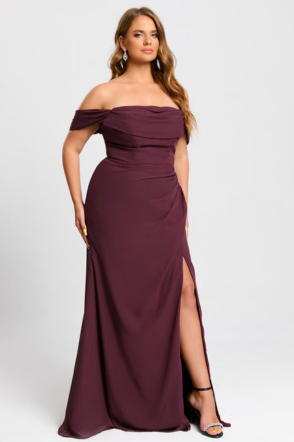 Robe Chic Violet Élégant - gallery 8