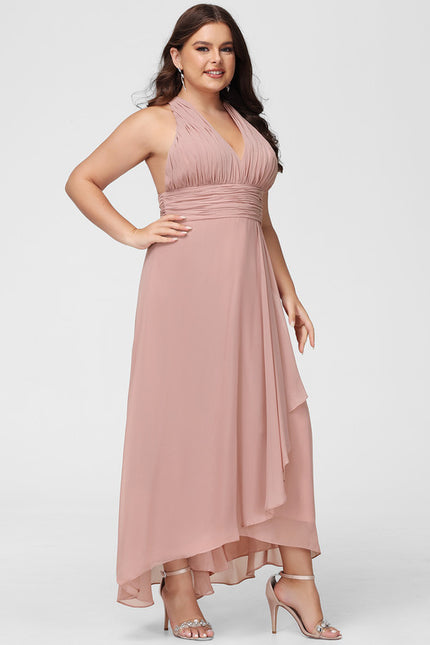 Robe Chic Mousseline Asymétrique - gallery 8