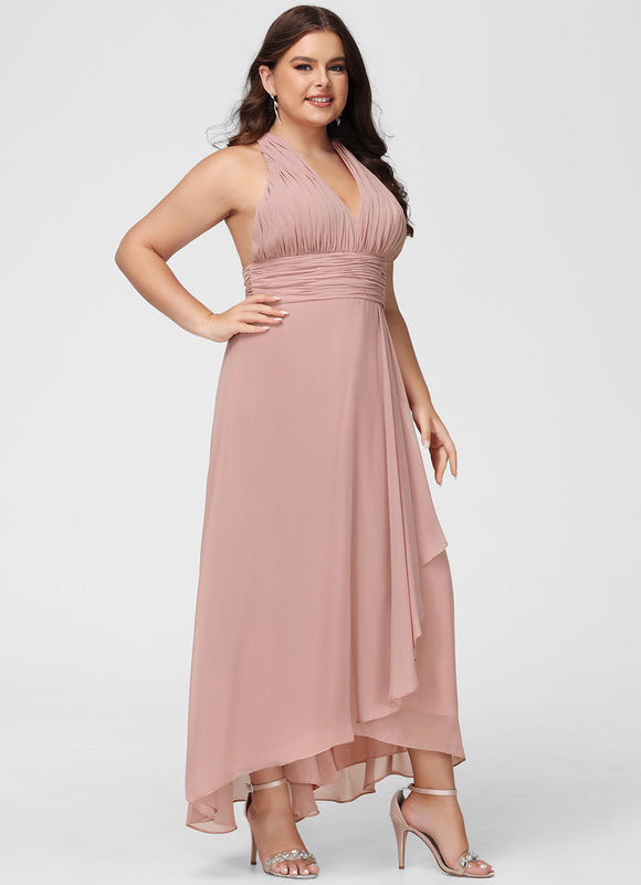 Robe Chic Mousseline Asymétrique - gallery 8